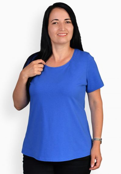 Tricou albastru inchis, maneca scurta