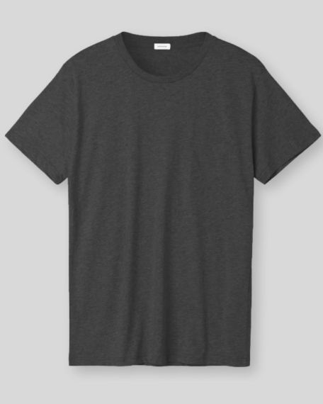 Tricou gri inchis, maneca scurta