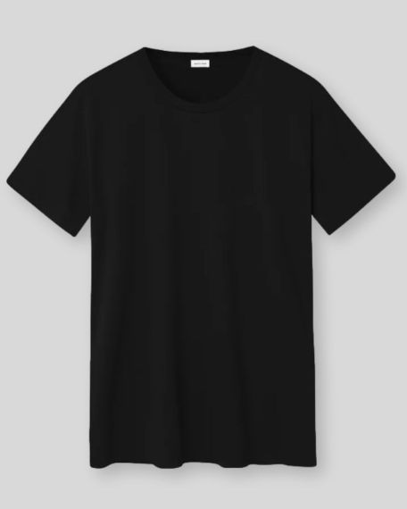 Tricou negru, maneca scurta