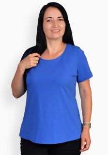 Tricou albastru inchis, maneca scurta