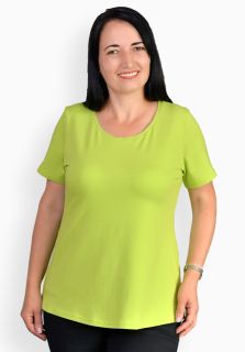 Tricou verde deschis, maneca scurta